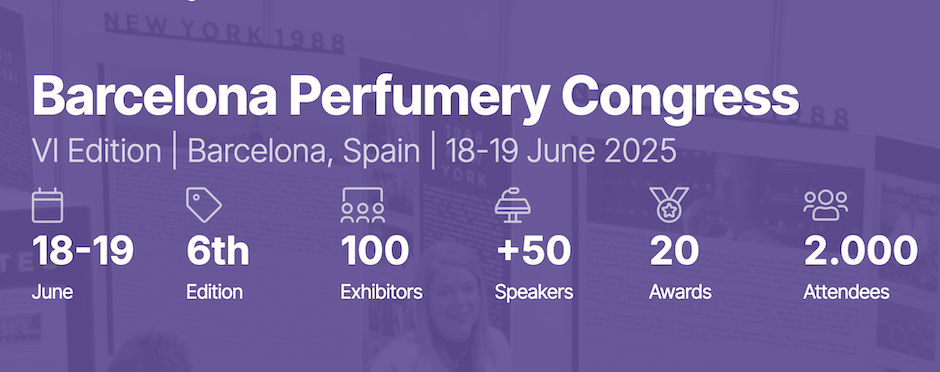 Barcelona Perfumery Congress Is June 18 & 19