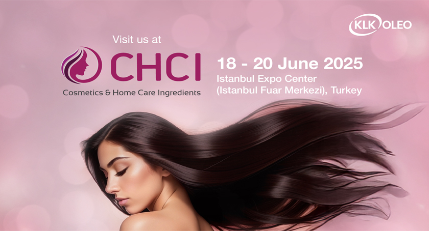 Join KLK OLEO at Cosmetics & Home Care Ingredients (CHCI) Explore Sustainable Solutions